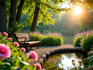 Harmonie verte et bien-être : secrets d'un jardin apaisant