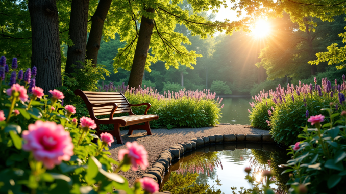 Harmonie verte et bien-être : secrets d'un jardin apaisant