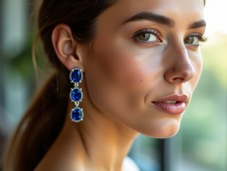 Comment choisir ses boucles d'oreilles saphir selon la forme de son visage ?