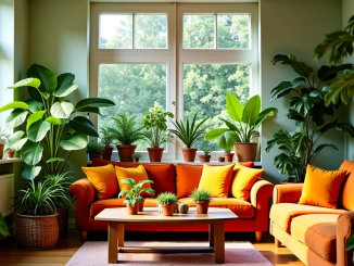 Créer un coin de paradis chez soi avec des plantes et des couleurs